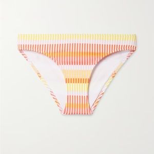 SOLID & STRIPED The Desi stretch-jacquard bikini briefs NWOT Z293-51